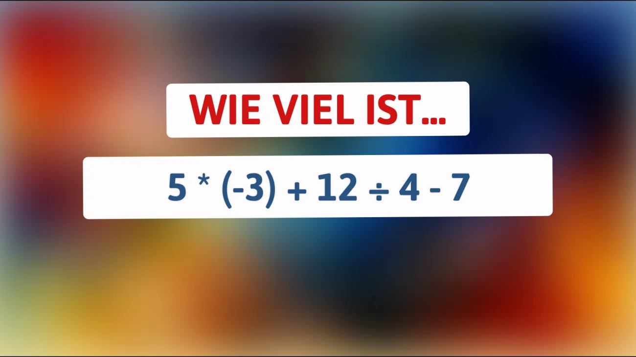 Kannst du das Rätsel lösen, das nur die brillantesten Köpfe knacken? Teste dein mathematisches Genie jetzt!"